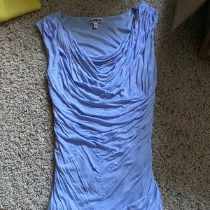 Cinderella blue sleeveless blouse